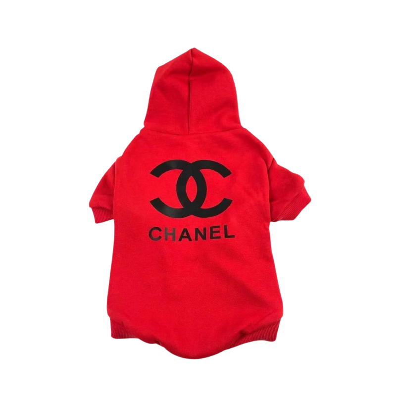 Dog Hoodie in red colour
