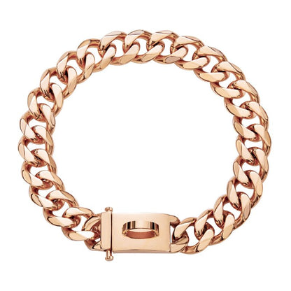 rose gold necklace for dog