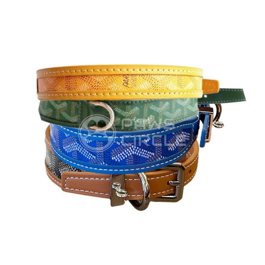 goyard dog collar and leash