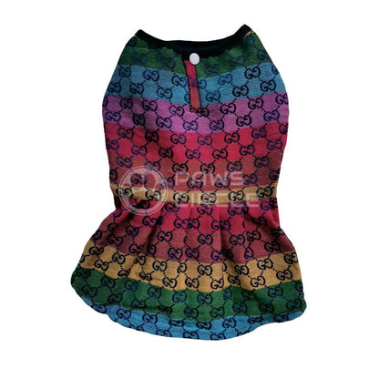 GG Rainbow Monogram Dress