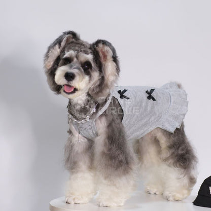 miu miu glittery ribbon dress for dogs
