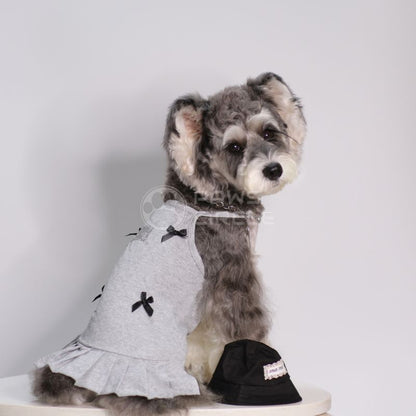 miu miu glittery ribbon dress for dogs
