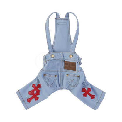 denim jumpsuit for dogs