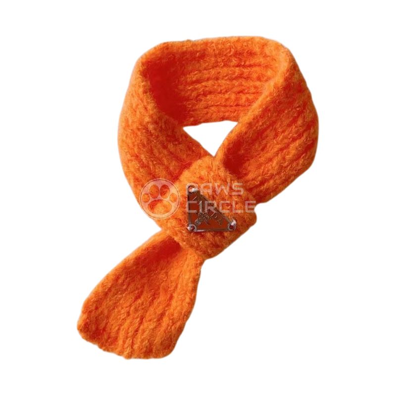 Prada knit scarf for dog