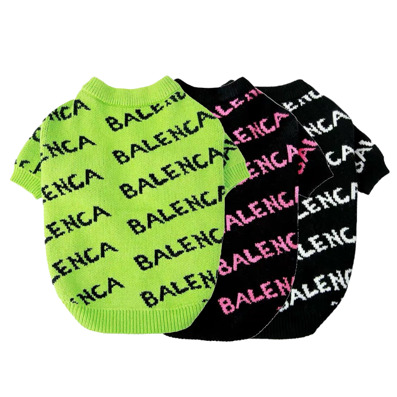 neon dog sweater