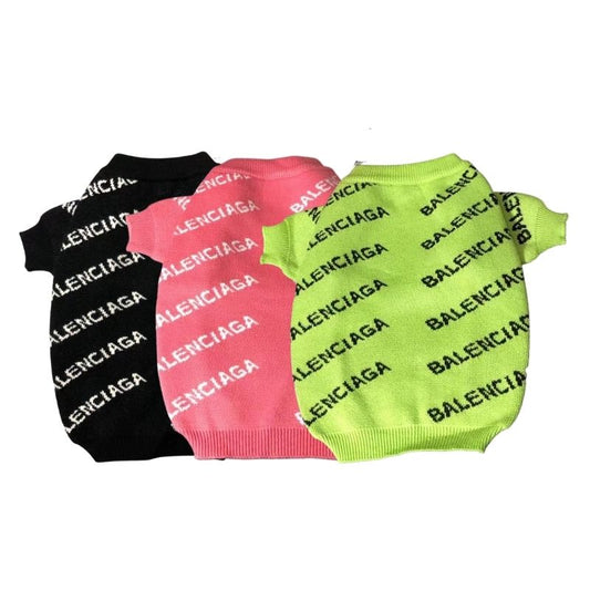neon dog sweater