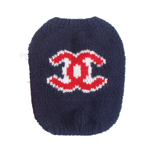 College Logo Knit Sweater