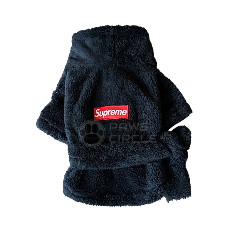 box logo bath robe for dogs