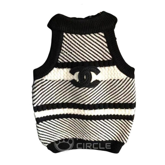 dog knit tank top