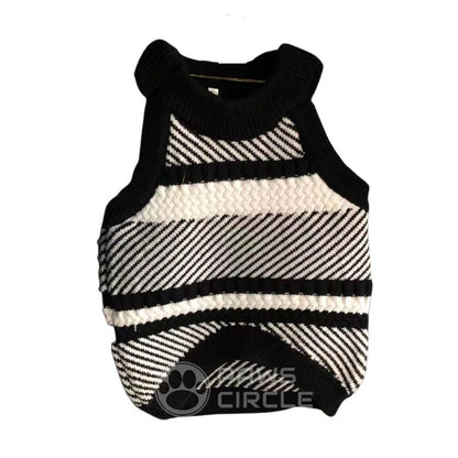 dog knit tank top