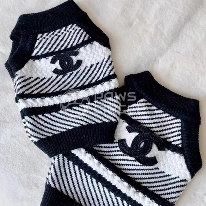 dog knit tank top