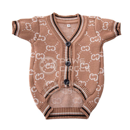 Bones Monogram Dog Cardigan