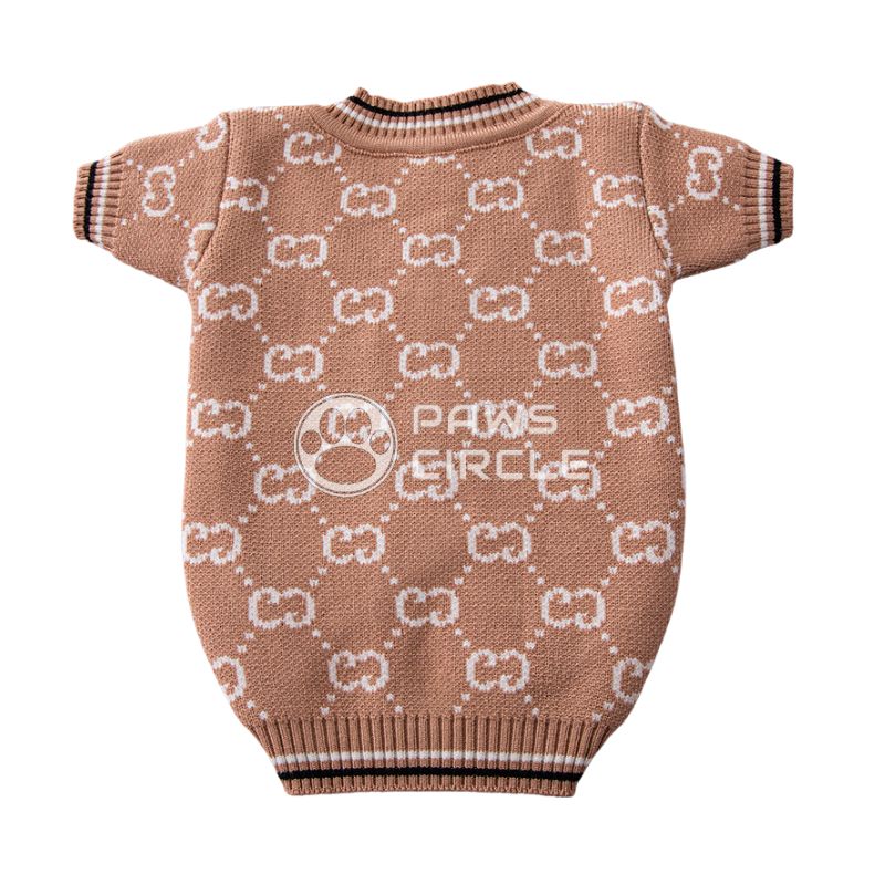 Bones Monogram Dog Cardigan