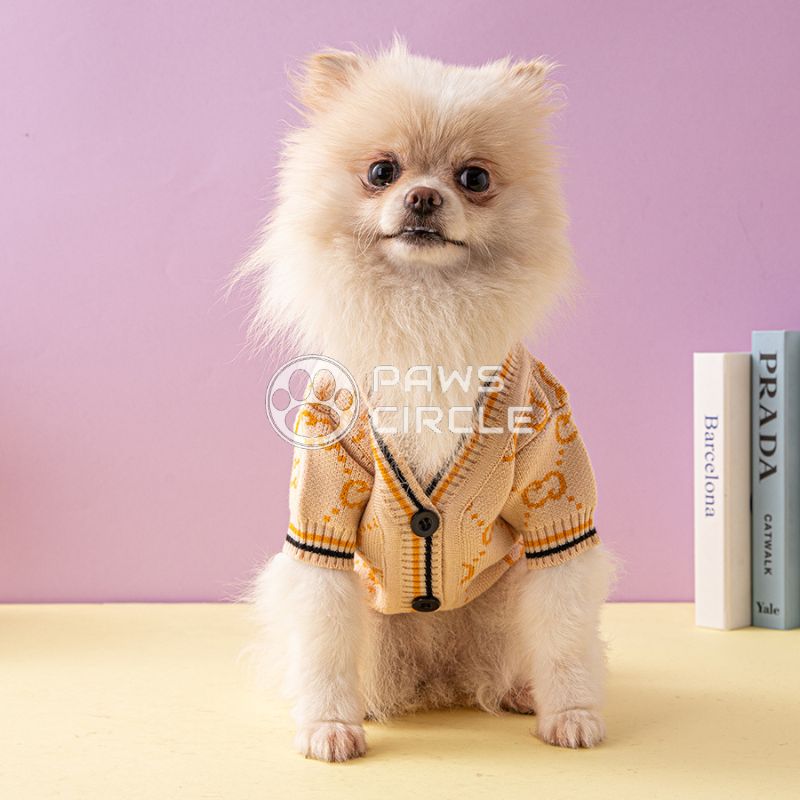 Bones Monogram Dog Cardigan