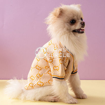 Bones Monogram Dog Cardigan