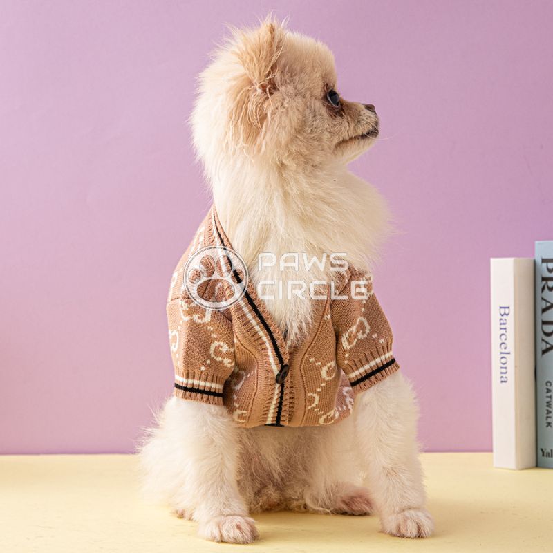 Bones Monogram Dog Cardigan