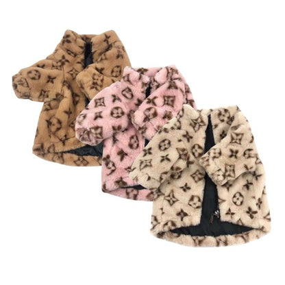 Classic Faux Fur Dog Coat