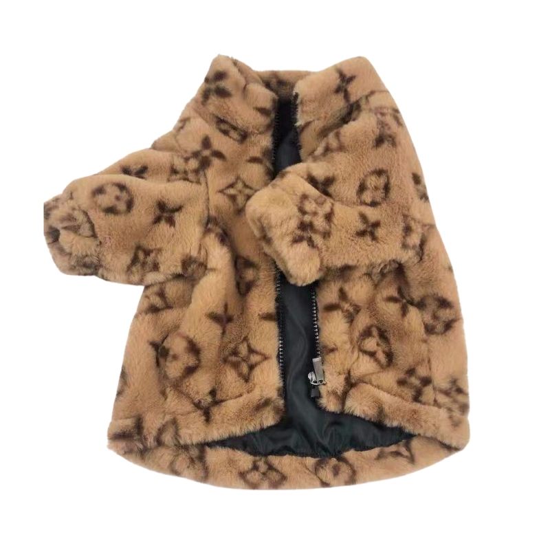 Classic Faux Fur Dog Coat