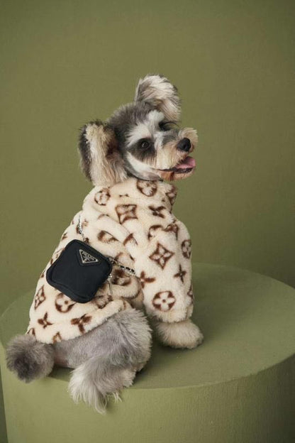 Classic Faux Fur Dog Coat