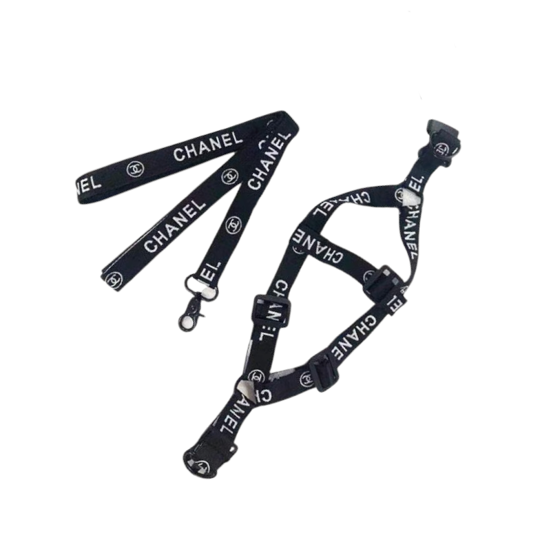 Dog harness and leash walking set