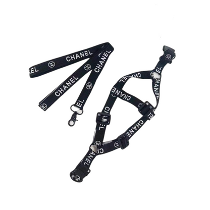 Dog harness and leash walking set