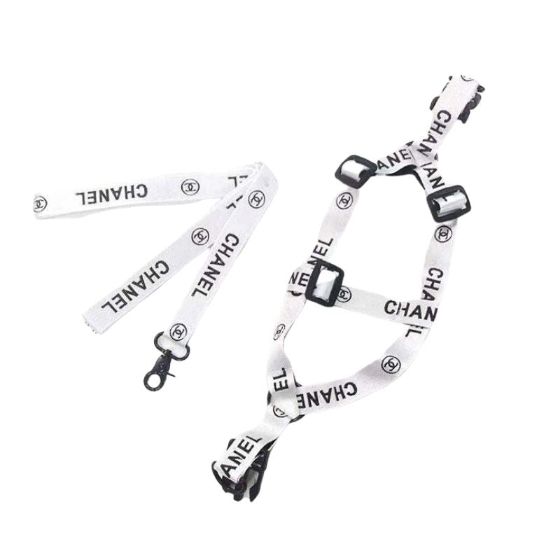 Dog harness and leash walking set