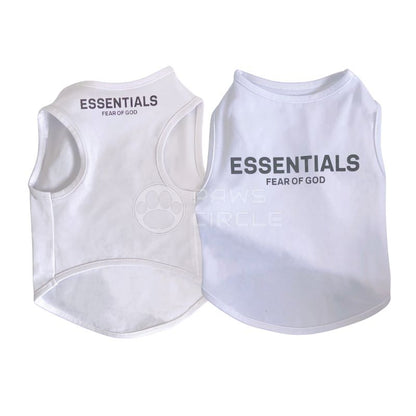 streetwear tank top for dogs