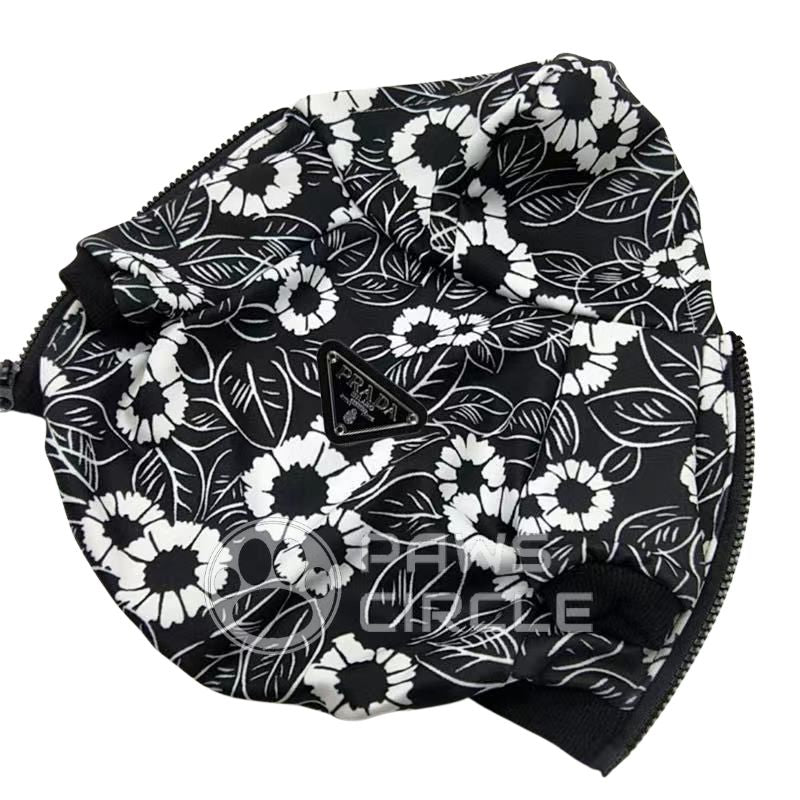 floral print dog hoodie