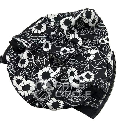 floral print dog hoodie