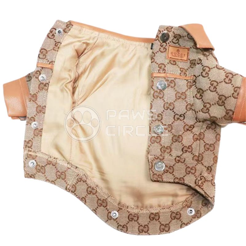 Monogram GG Leather Jacket
