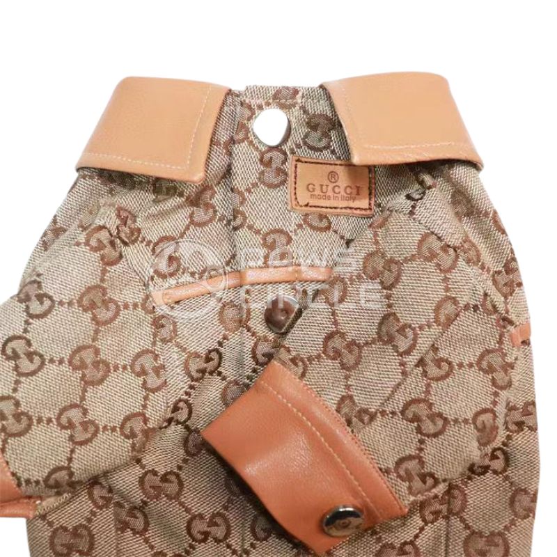 Monogram GG Leather Jacket