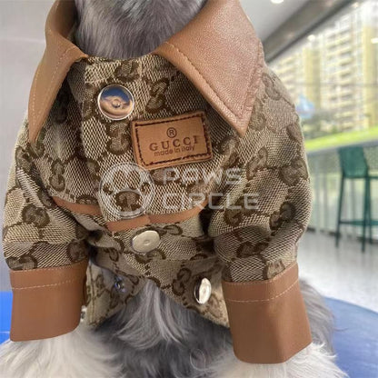 Monogram GG Leather Jacket