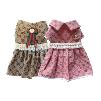pearl dress for puppy