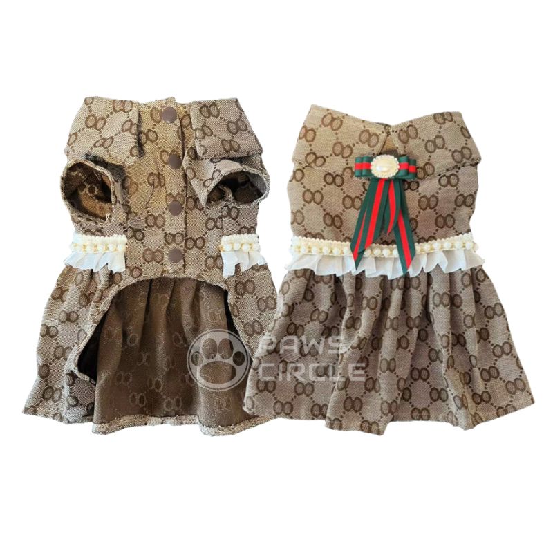 pearl dress for puppy