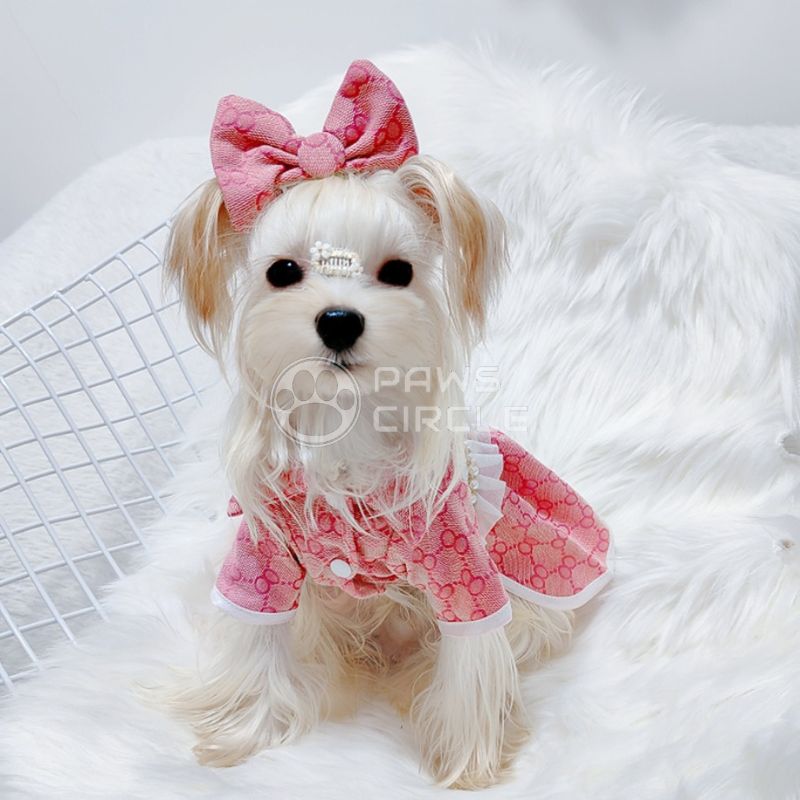pearl dress for puppy