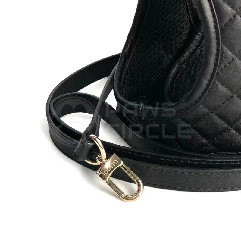 quilted laether dog harness
