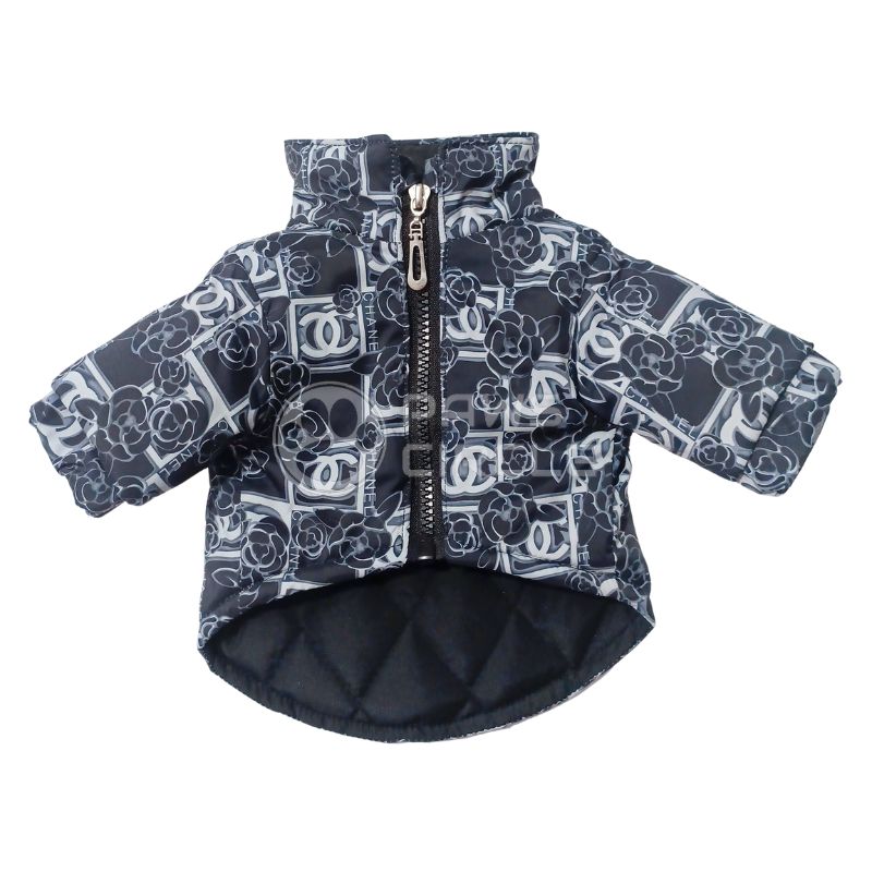 rose graphic dog jacket