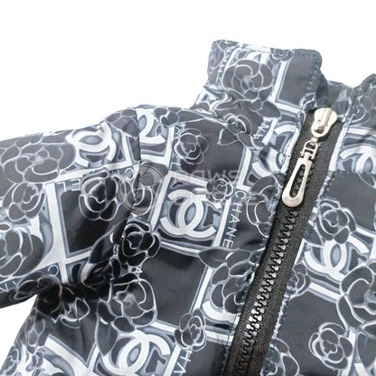 rose graphic dog jacket