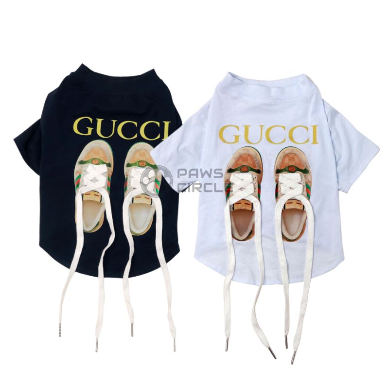 Dog Tee with shoelace details