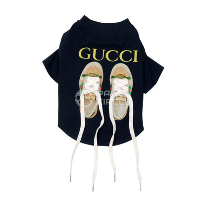 Dog Tee with shoelace details