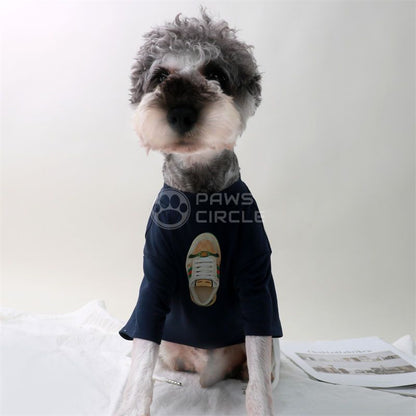 Dog Tee with shoelace details