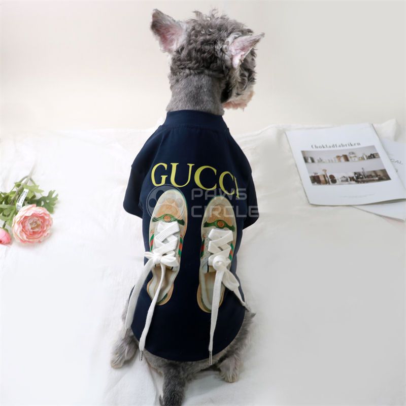 Dog Tee with shoelace details