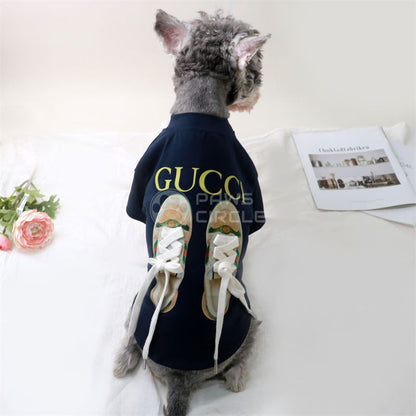 Dog Tee with shoelace details