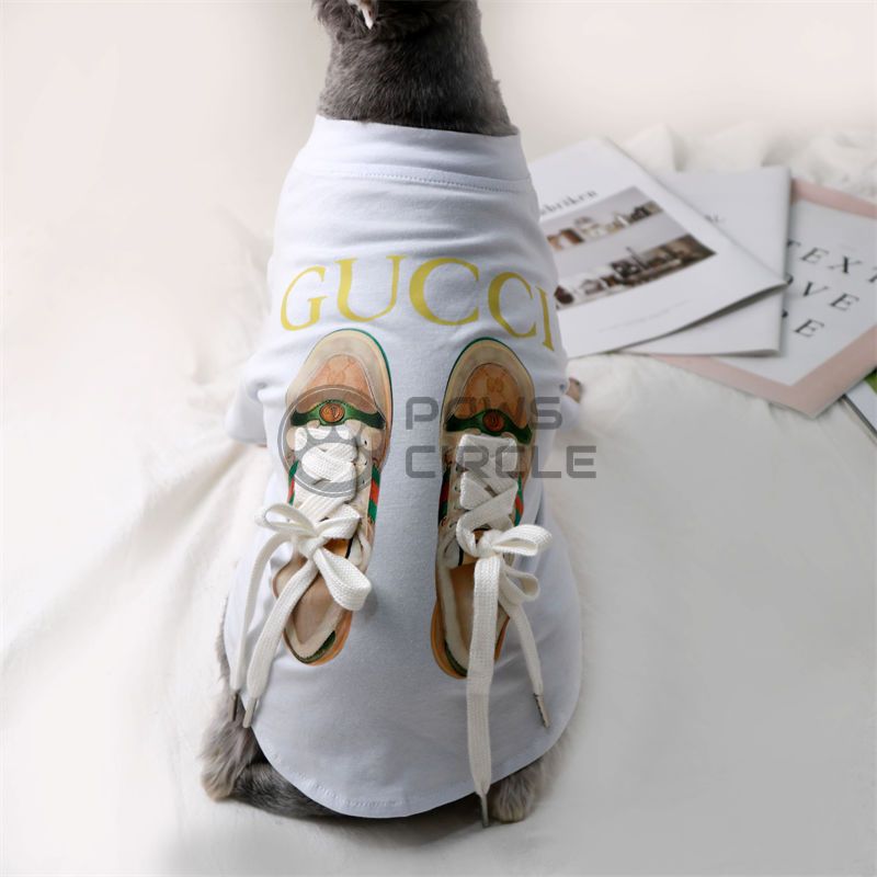 Dog Tee with shoelace details
