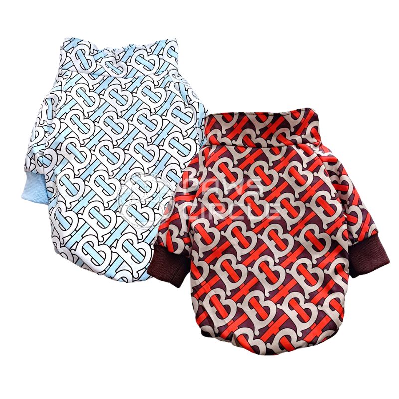 tb monogram jacket for dog