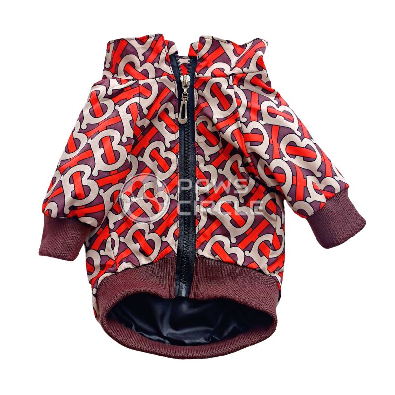 tb monogram jacket for dog