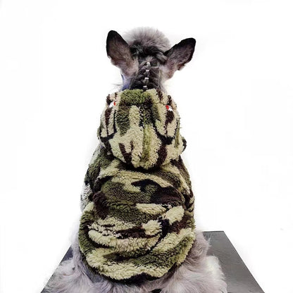 soft fleece jacket for dog